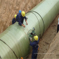 Tubería de agua compuesta del poliéster de la resina de epoxy de la fibra de vidrio de GRP